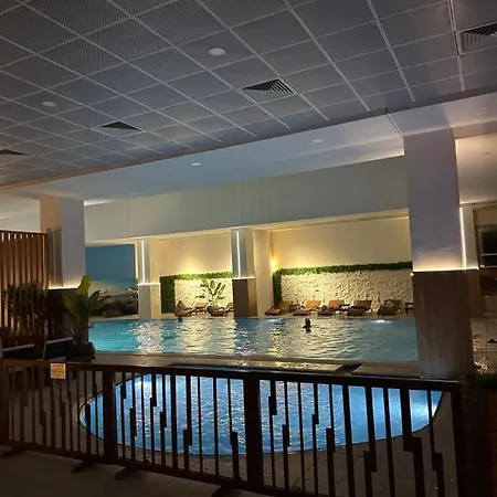 Sky 24 Reception Wellness Gym Swimming Pool Luxury Modern Apartment Skopje
